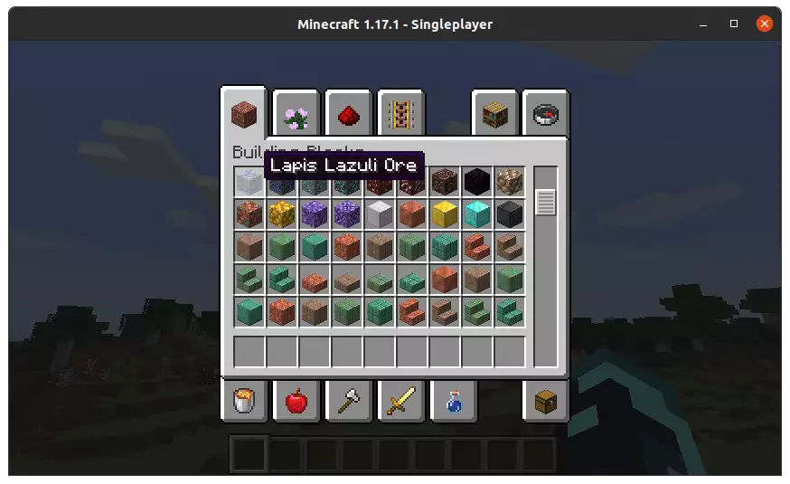 Image of the Minecraft item info hoverbox